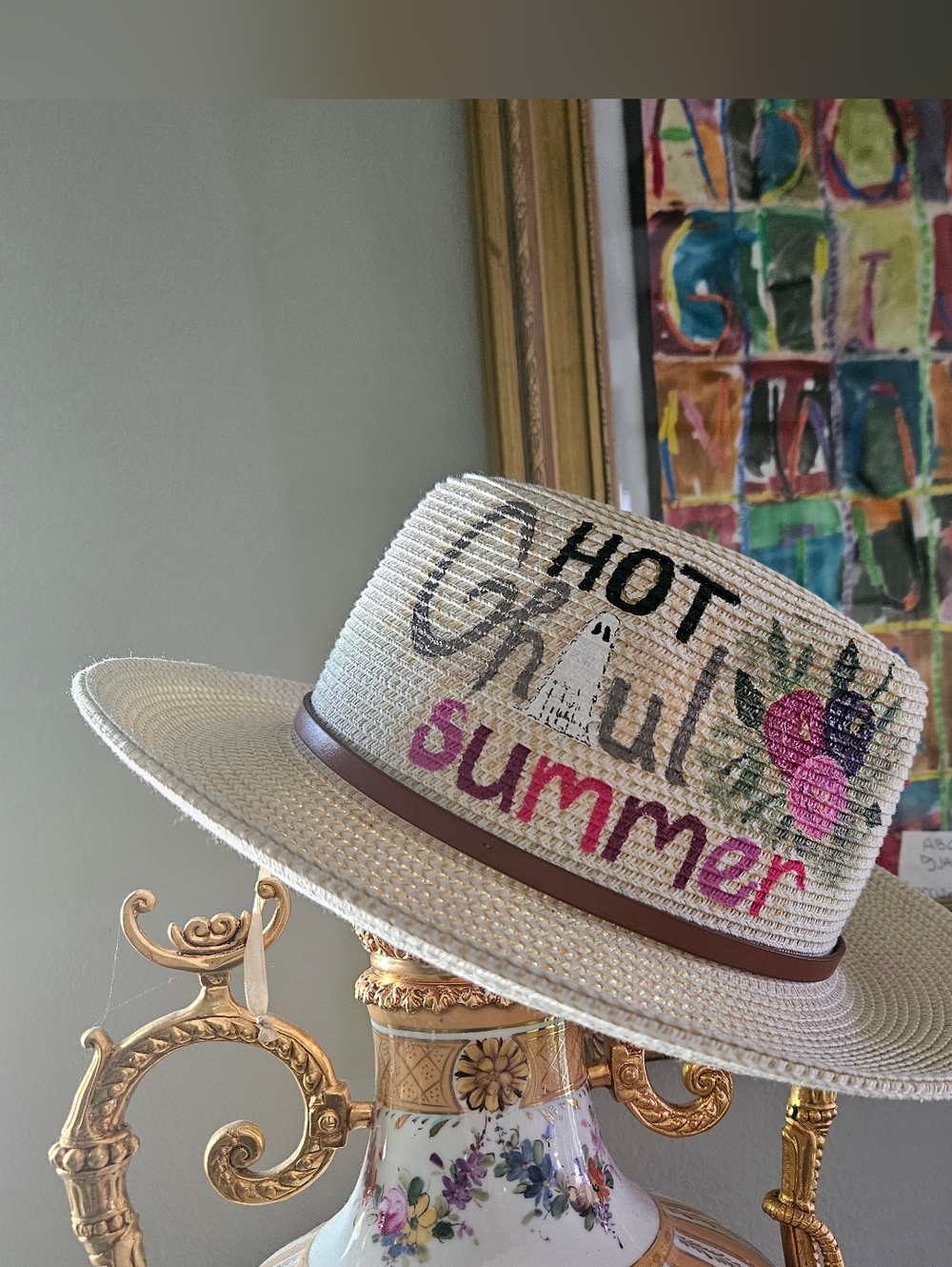 Summerween Straw Hat